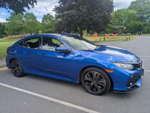 Blue 2017 Honda Civic EX