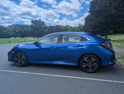 Blue 2017 Honda Civic EX