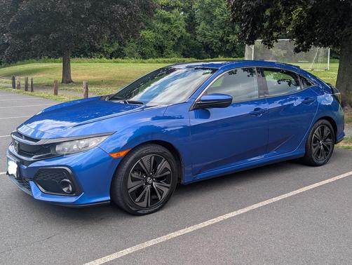 Blue 2017 Honda Civic EX