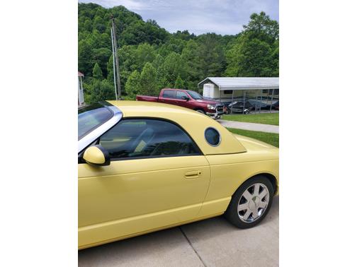 Yellow 2002 Ford Thunderbird Premium