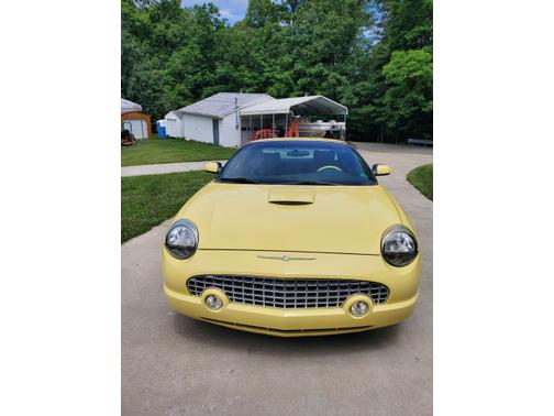 Yellow 2002 Ford Thunderbird Premium
