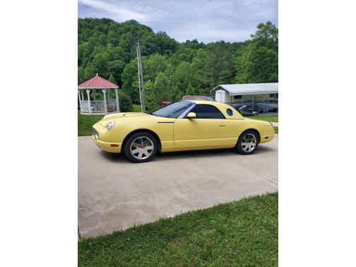 Yellow 2002 Ford Thunderbird Premium