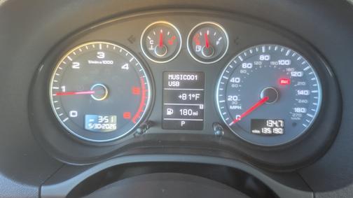 White 2011 Audi A3 2.0 TDI Premium Plus