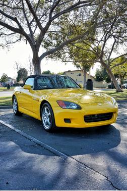 Yellow 2002 Honda S2000 Base
