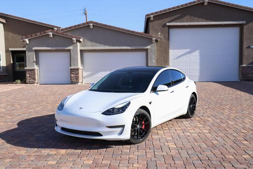 White 2023 Tesla Model 3 Performance
