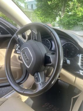 White 2016 Audi A8 L 3.0T