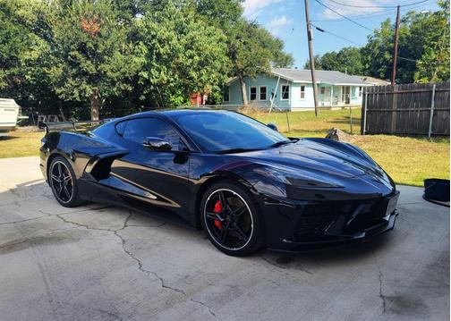 Black 2022 Chevrolet Corvette Stingray w/3LT