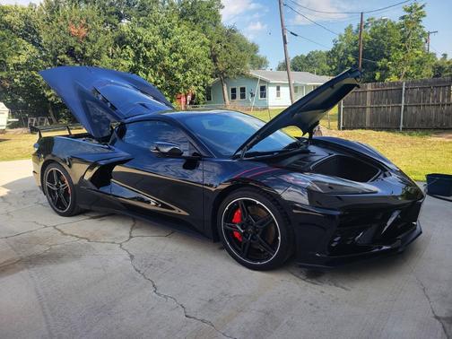 Black 2022 Chevrolet Corvette Stingray w/3LT