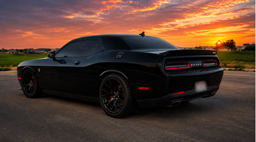 Black 2016 Dodge Challenger SRT Hellcat