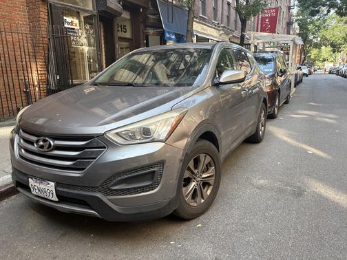 Gray 2015 Hyundai Santa Fe Sport 2.4L