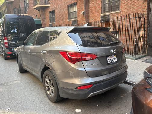 Gray 2015 Hyundai Santa Fe Sport 2.4L