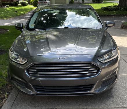 Gray 2015 Ford Fusion S