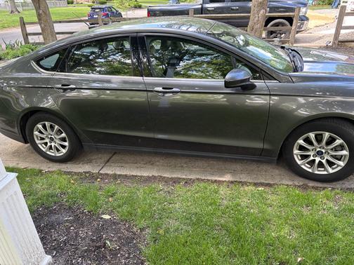 Gray 2015 Ford Fusion S