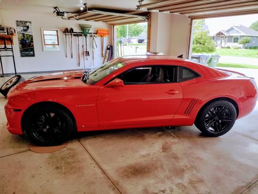 Orange 2010 Chevrolet Camaro 1SS