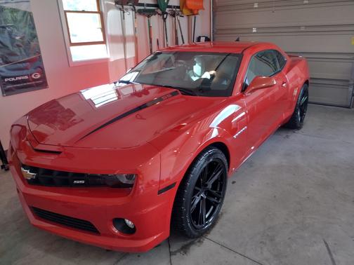 Orange 2010 Chevrolet Camaro 1SS