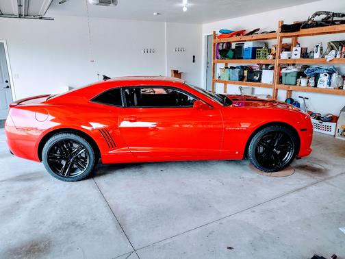 Orange 2010 Chevrolet Camaro 1SS