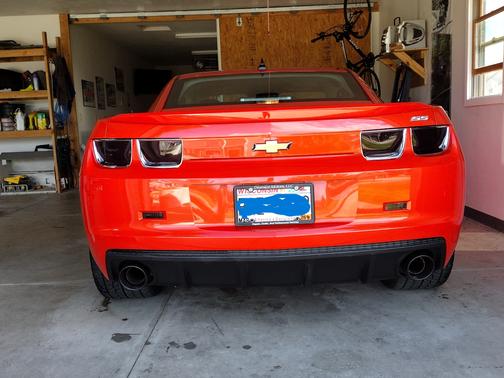 Orange 2010 Chevrolet Camaro 1SS