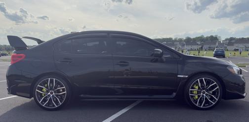 Black 2020 Subaru WRX STI Limited w/Wing