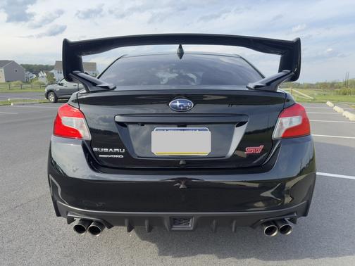 Black 2020 Subaru WRX STI Limited w/Wing