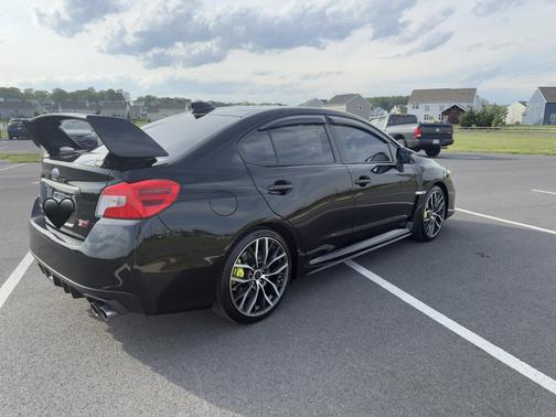 Black 2020 Subaru WRX STI Limited w/Wing