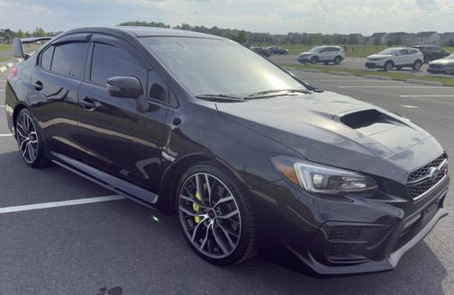 Black 2020 Subaru WRX STI Limited w/Wing