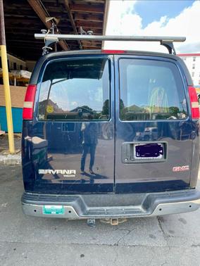 Blue 2012 GMC Savana 2500 Work Van