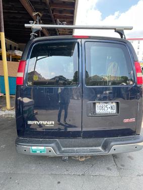 Blue 2012 GMC Savana 2500 Work Van