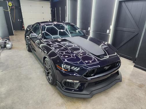 Purple 2022 Ford Mustang Mach 1