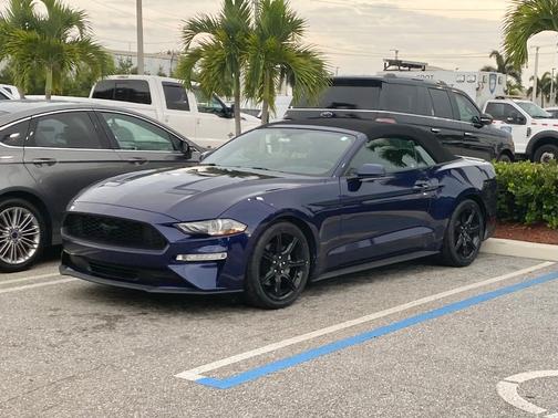 Blue 2019 Ford Mustang EcoBoost Premium