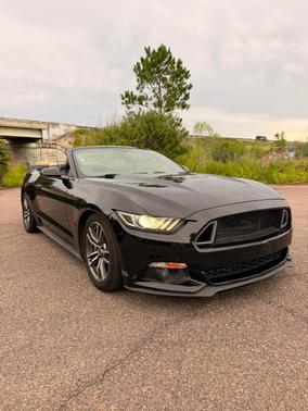 Black 2017 Ford Mustang EcoBoost Premium