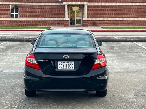 Black 2012 Honda Civic LX