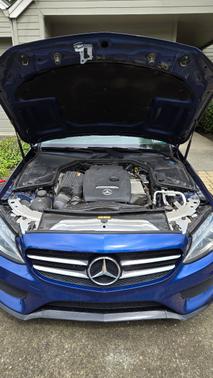 Blue 2018 Mercedes-Benz C-Class C 300 4MATIC
