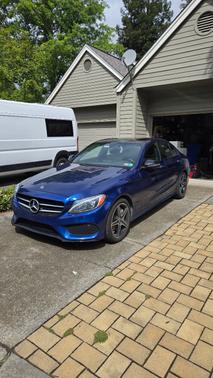Blue 2018 Mercedes-Benz C-Class C 300 4MATIC