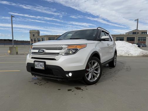 White 2014 Ford Explorer Limited