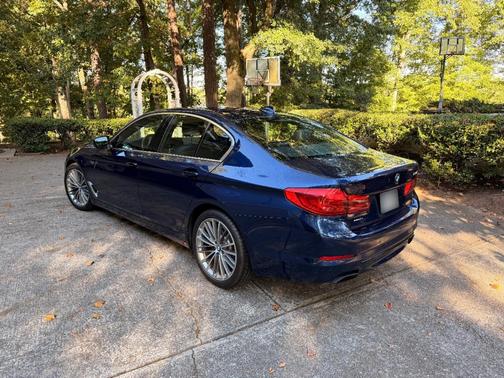 Blue 2020 BMW 540 i
