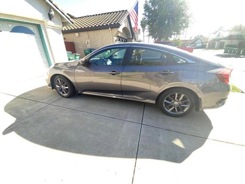 Gray 2021 Honda Civic EX-L