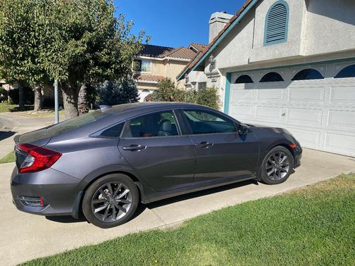 Gray 2021 Honda Civic EX-L