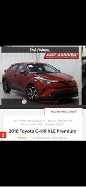 2018 Toyota C-HR XLE Premium
