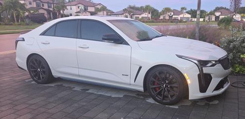 Silver 2022 Cadillac CT4-V Blackwing