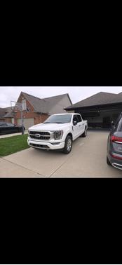 White 2022 Ford F-150 Platinum