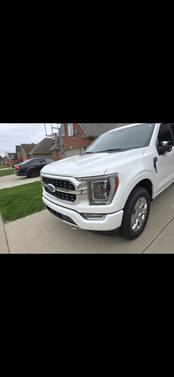 White 2022 Ford F-150 Platinum