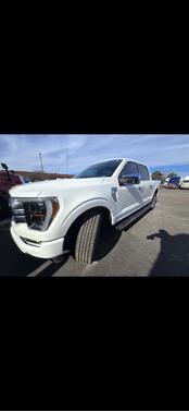 White 2022 Ford F-150 Platinum