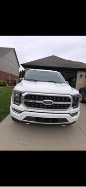 White 2022 Ford F-150 Platinum