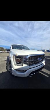 White 2022 Ford F-150 Platinum