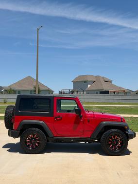Red 2014 Jeep Wrangler Rubicon