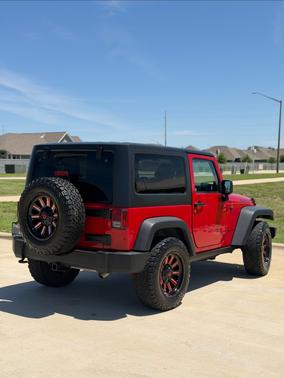 Red 2014 Jeep Wrangler Rubicon