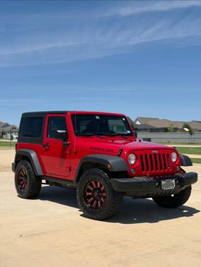 Red 2014 Jeep Wrangler Rubicon