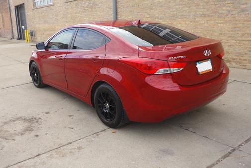 Red 2012 Hyundai ELANTRA Limited
