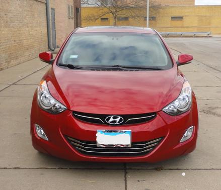 Red 2012 Hyundai ELANTRA Limited