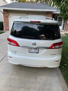 White 2016 Nissan Quest Platinum